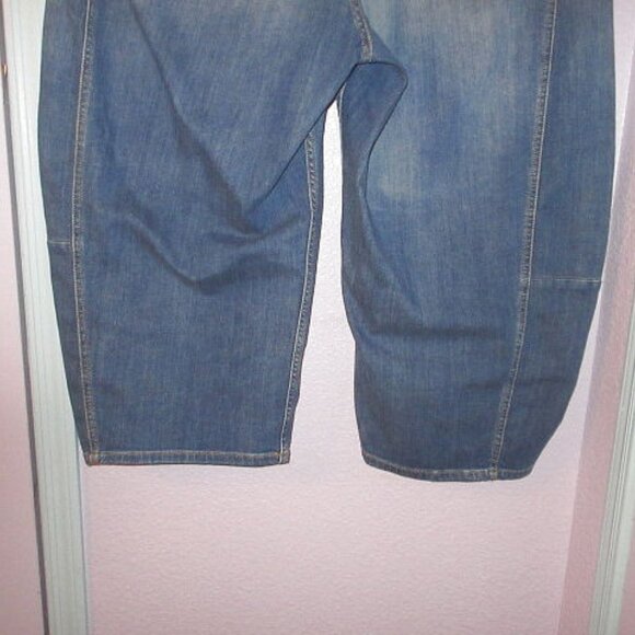 Anthropologie Pilcro The Kenna Barrel Jeans Size 22W High Rise Wide Leg Denim - Picture 9 of 11